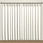 Milk White Artesia Linen Curtain DF 239-57