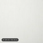 Milk White Rustic Linen Sheer DF 204-28 fabric swatch