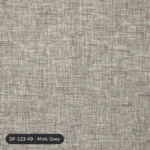 Mink Grey Lino blackout curtain DF 123-49 fabric swatch