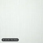 Mint White Deluxe blackout curtain DF 121-09 fabric swatch