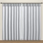 Mist Grey Forever Linens linen curtain DF 231-01