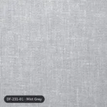 Mist Grey Forever Linens linen curtain DF 231-01 fabric swatch
