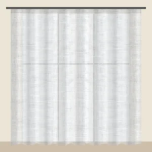 Mist White voile sheer curtain DF 888-09