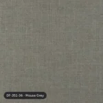 Mouse Grey La Mode Linen Curtain DF 351-36 fabric swatch