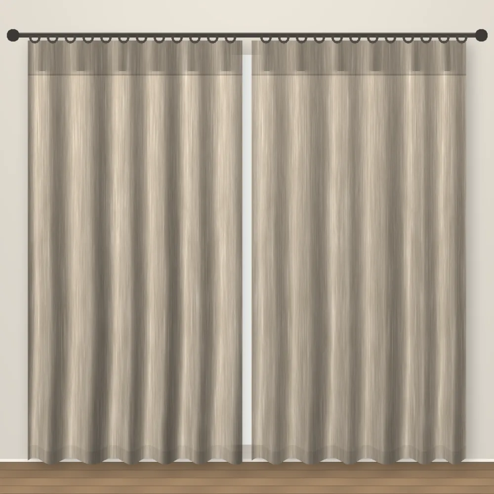 Mushroom Simply Linen Curtain DF 212-33