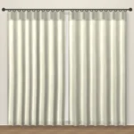 Natural Rustic Linen Curtain DF 204-43