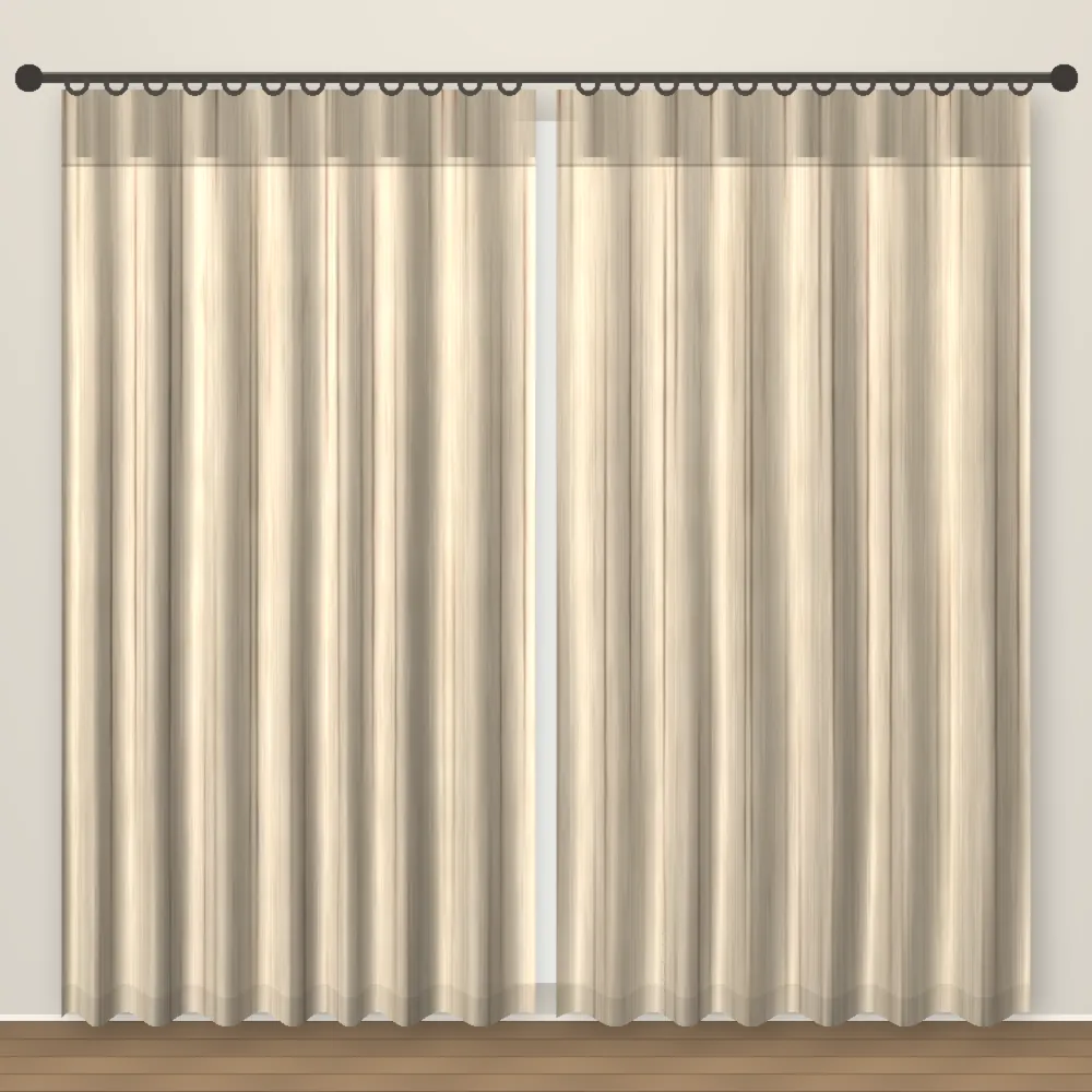 Nude Stripe Artesia Linens linen curtain DF 239-25