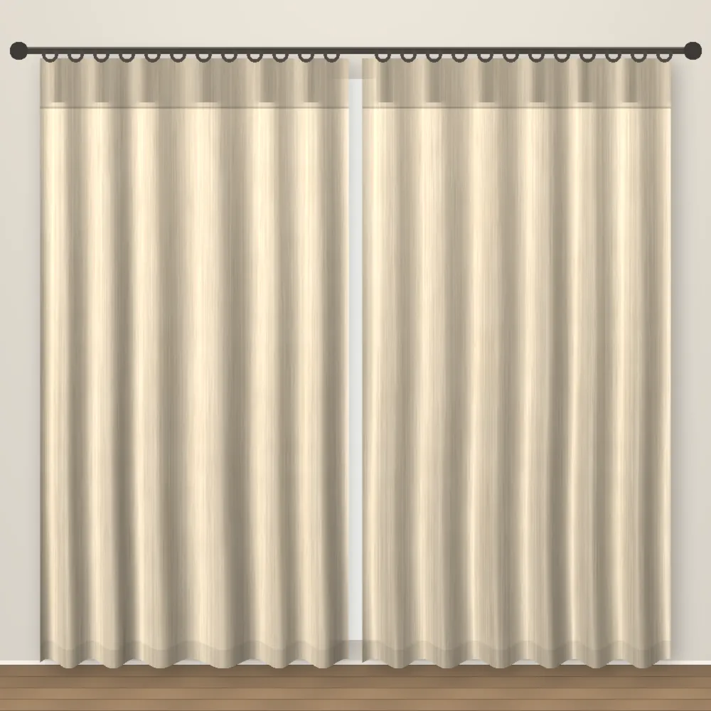 Oatmeal Artesia Linen Curtain DF 239-18