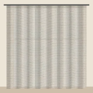 Oatmeal heavy linen sheer curtain DF 607-04