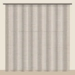 Oatmeal heavy linen sheer curtain DF 607-05