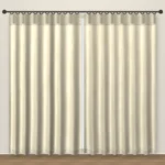 Oatmeal Rustic Linen linen curtain DF 204-44