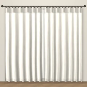 Off White Artesia Linen Curtain DF 239-08