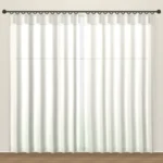 Off White Rustic Linen linen sheer curtain DF 204-02