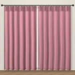 Old Rose Natura Linen linen curtain DF 222-40