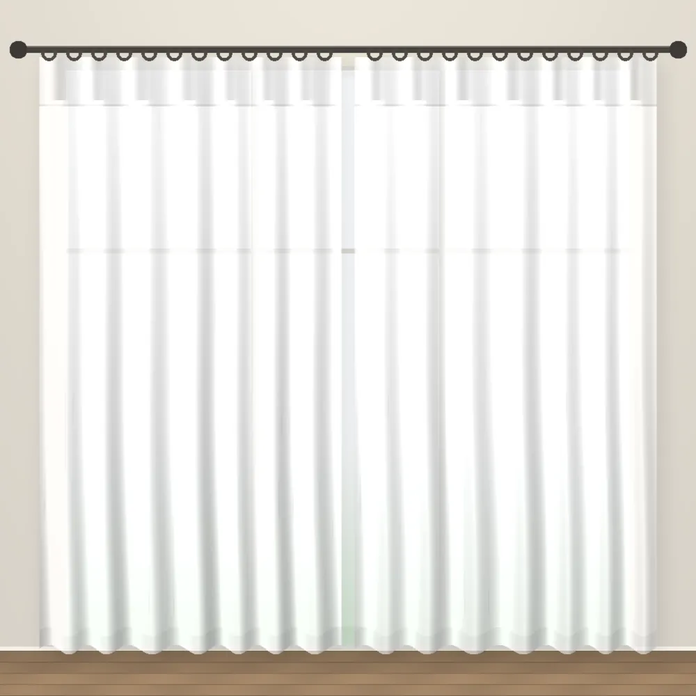 Optic White Forever Linen Sheer DF 231-02