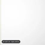 Optic White Luxe Linen Curtain DF 207-18 fabric swatch