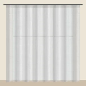 Pale Grey textured sheer curtain DF 702-39