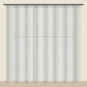 Pale Grey voile sheer curtain DF 702-45