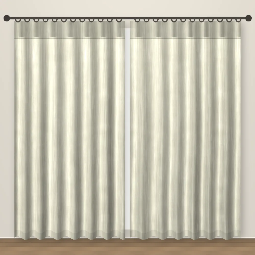 Pale Sage Luxe Linen Curtain DF 207-33