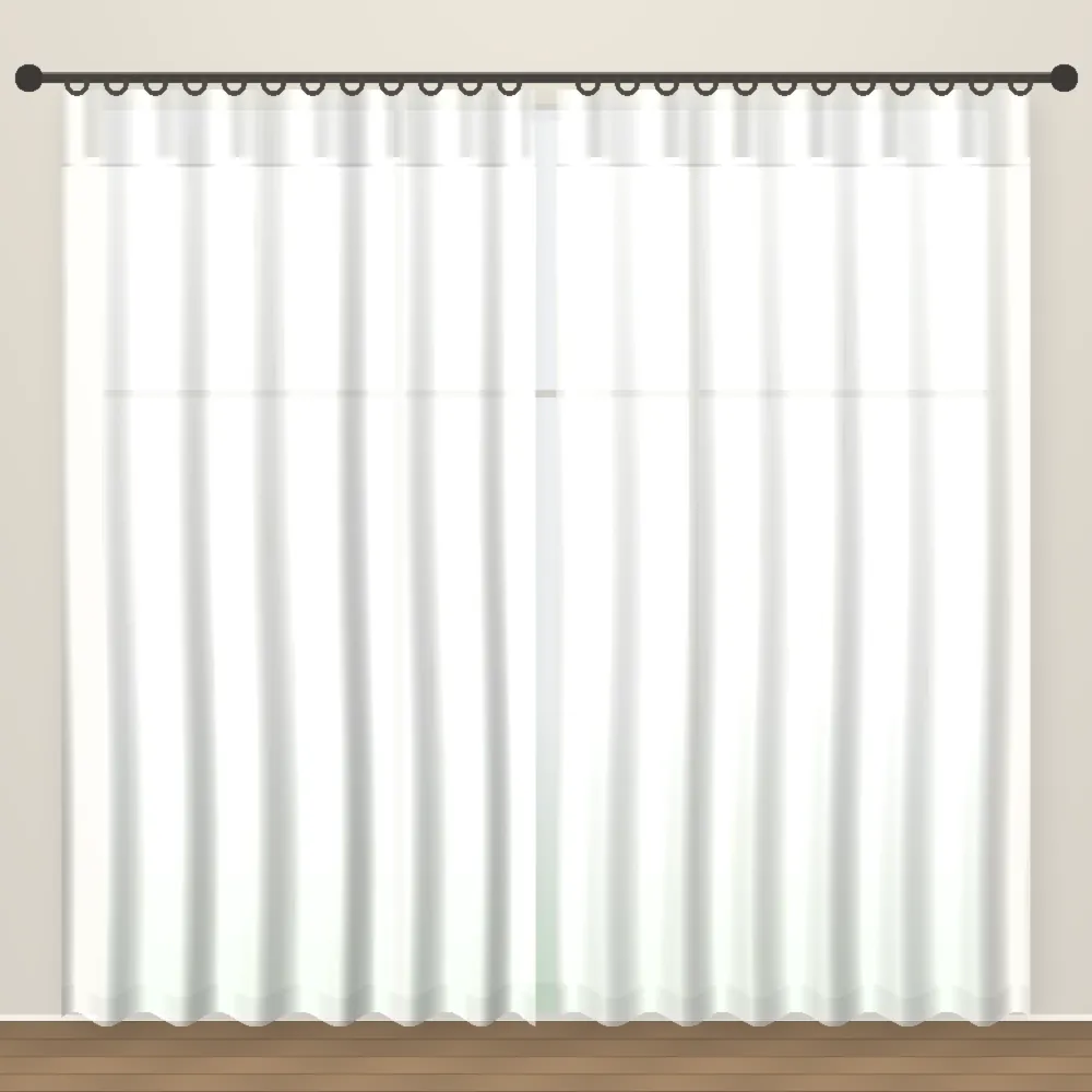 Paper White Luxe Linen Sheer DF 207-24