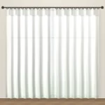 Paper White Rustic Linen Sheer DF 204-12