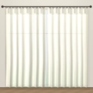Parchment Luxe Linens linen sheer curtain DF 207-15