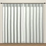 Pearl Grey Deluxe blackout curtain DF 121-36