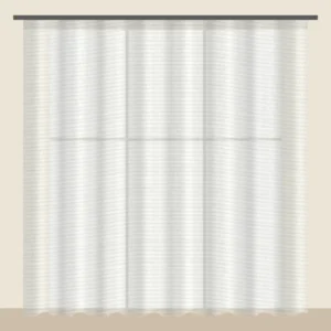 Pearl White voile sheer curtain DF 702-44