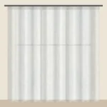 Pearl White voile sheer curtain DF 888-27