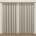 Pebble La Mode Linen Curtain DF 351-09