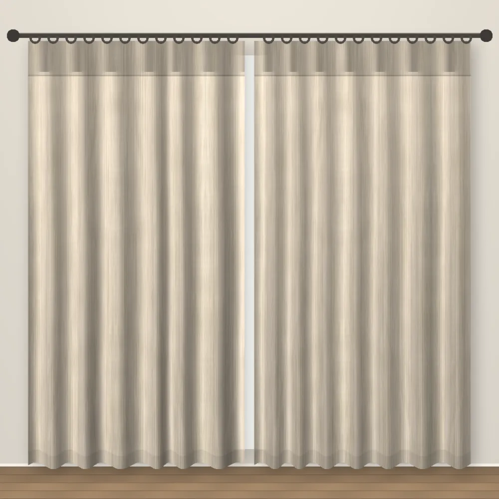 Pebble Stripe Artesia Linen Curtain DF 239-49