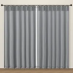 Pewter Forever Linens linen curtain DF 231-24