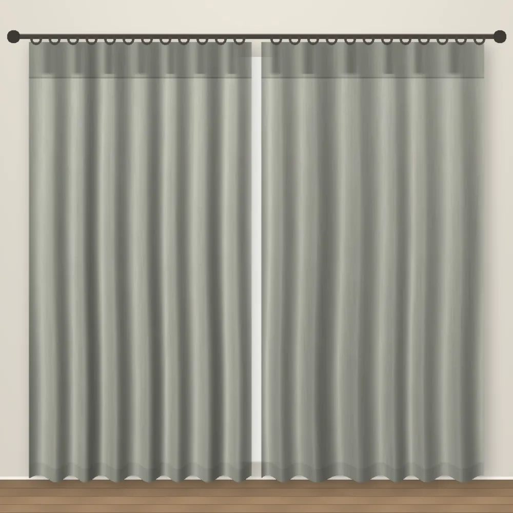 Pewter Grey Timeless blackout curtain DF 117-28