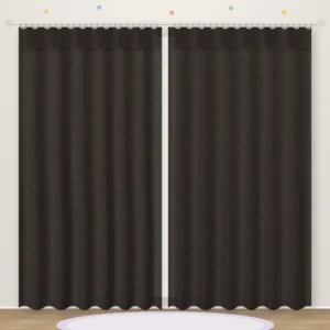 Plain Dark Chocolate plain kids curtain DF 402-29