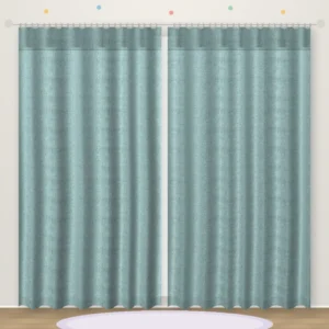 Plain Duck Egg plain kids curtain DF 403-45