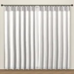 Platinum Rustic Linen Curtain DF 204-21