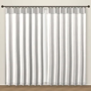 Platinum Rustic Linen Curtain DF 204-21