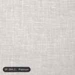 Platinum Rustic Linen Curtain DF 204-21 fabric swatch