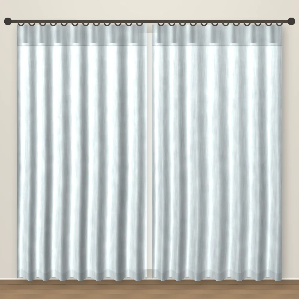 Powder Blue Lino blackout curtain DF 123-02