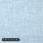 Powder Blue Rustic Linen Curtain DF 204-46 fabric swatch