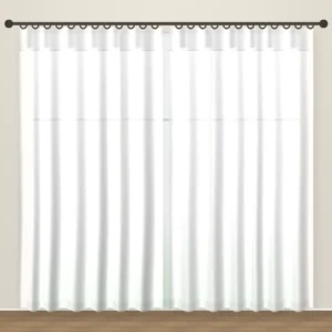 Pure White Artesia Linen Sheer DF 239-04