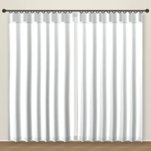 Pure White Natura Linen linen curtain DF 222-09