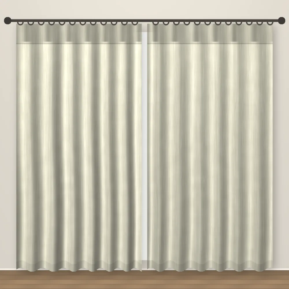 Putty Luxe Linens linen curtain DF 207-44