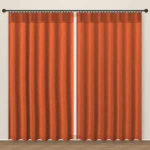 Rust Forever Linens linen curtain DF 231-53