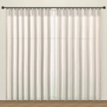 Sand Pinstripe Tweed Linen Sheer DF 360-39