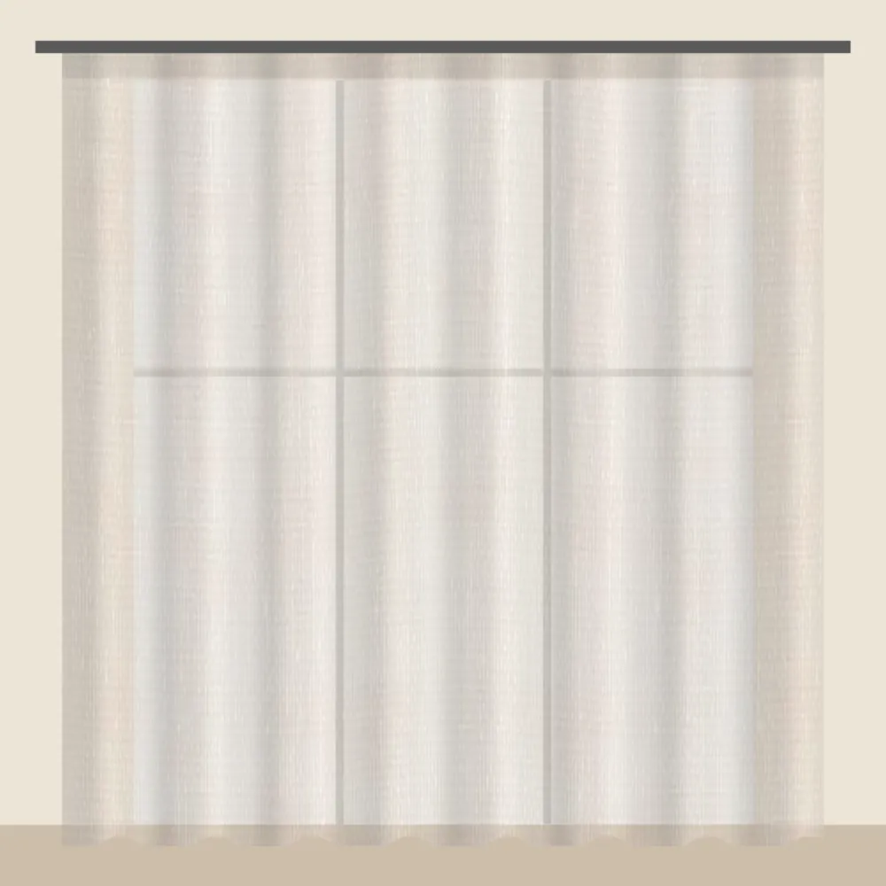 Sand voile sheer curtain DF 702-25