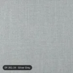 Silver Grey La Mode Linen Curtain DF 351-34 fabric swatch