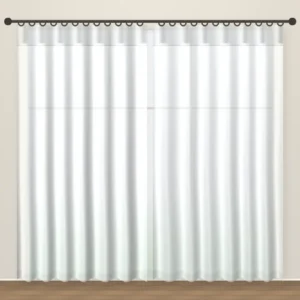 Silver White Natura Linen Sheer DF 222-08