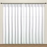 Silver White Tweed Linen Sheer DF 360-33