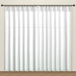 Silver White Linen Sheers Vol 1 linen sheer curtain DF 102-01